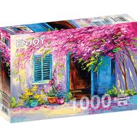 Puzzle 1000 Teile ENJOY – Blühender Innenhof