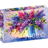 Puzzle 1000 Teile ENJOY - Fliederstrauß in einer Vase
