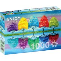 Puzzle 1000 Teile GENIESSEN – Jeder Baum hat seine eigene bunte Geschichte