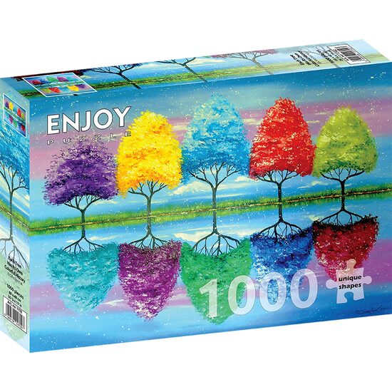 Puzzle 1000 piese ENJOY - Each Tree Has Its Own Colorful History