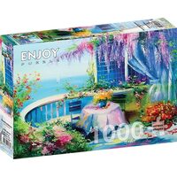 Puzzle 1000 Teile ENJOY – Blühender Balkon