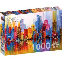 Puzzle 1000 Teile ENJOY - Rainbow City