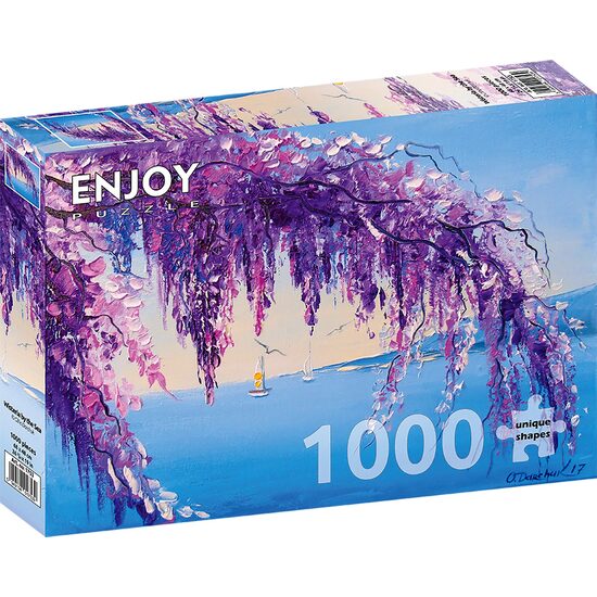 Puzzle 1000 Teile ENJOY – Glyzinie am Meer