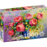 Puzzle 1000 Teile ENJOY - Ein Rosenstrauß