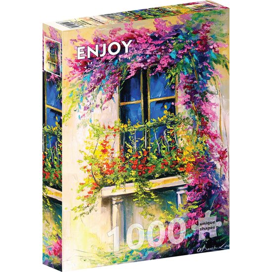 Puzzle 1000 Teile ENJOY – Blühender Balkon