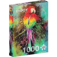 Puzzle 1000 Teile ENJOY – Bunter Papagei