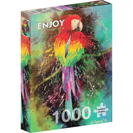 Puzzle 1000 Teile ENJOY – Bunter Papagei