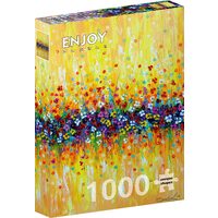 Puzzle 1000 Teile ENJOY – Zarte Abstraktion in Farben