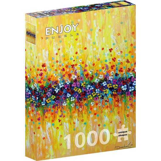 Puzzle 1000 Teile ENJOY – Zarte Abstraktion in Farben