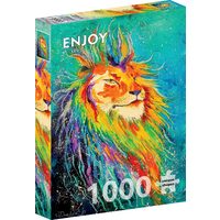Puzzle 1000 Teile ENJOY - Regenbogenlöwe