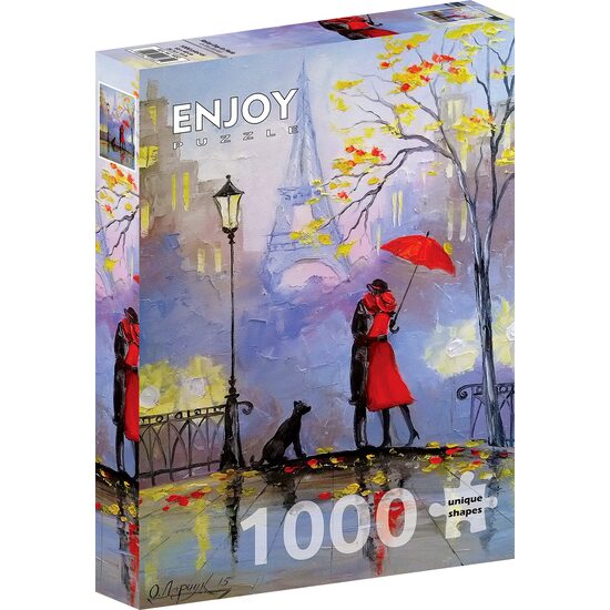 Puzzle 1000 piese ENJOY - Rainy Day in Paris