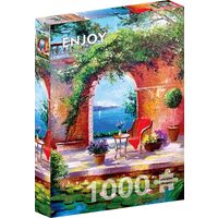 Puzzle 1000 Teile ENJOY – Meerblick durch den Bogen