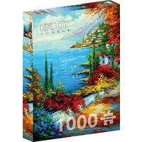 Puzzle 1000 pièces ENJOY - Ville au bord de la mer