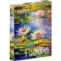 Puzzle 1000 pièces ENJOY - Nénuphars dans l'étang