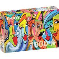 Puzzle 1000 pièces ENJOY - Visages de la Vie