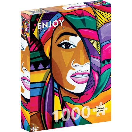 Puzzle 1000 pièces ENJOY - Beauté Africaine