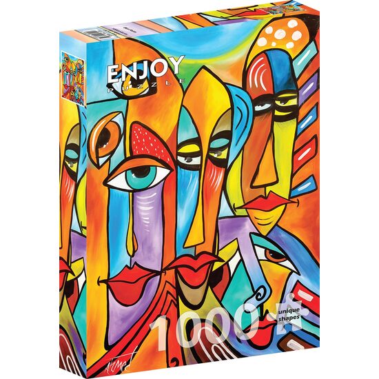 Puzzle 1000 pièces ENJOY - Bico Faces