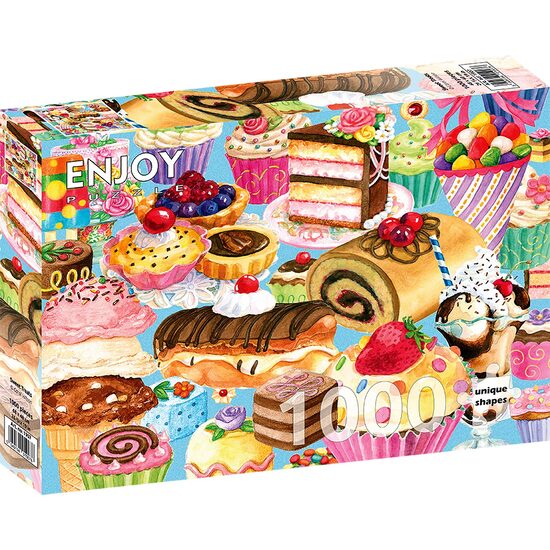 Puzzle 1000 piese ENJOY - Sweet Treats