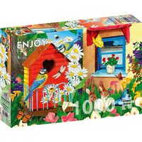 Puzzle 1000 pièces ENJOY - Jardin nichoir