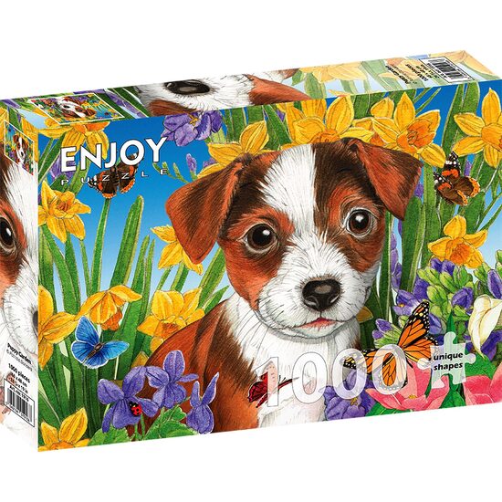 Puzzle 1000 Teile ENJOY – Welpengarten