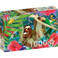 Puzzle 1000 pièces ENJOY - Doux paresseux