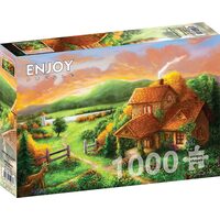Puzzle 1000 pièces ENJOY - Cottage au crépuscule