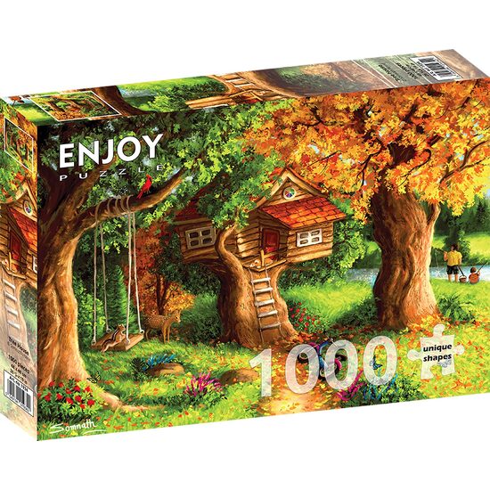 Puzzle 1000 pièces ENJOY - Cabane dans les arbres