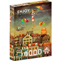 Puzzle 1000 pièces ENJOY - Au dessus de la ville