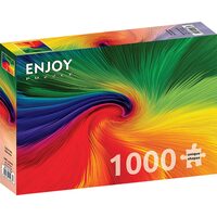 Puzzle 1000 pieces ENJOY - Spinning Rainbow