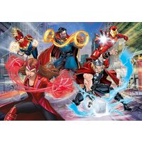 Puzzle 104 pezzi XXL Clementoni - Super Colore - Effetto Glitter - Marvel Avengers