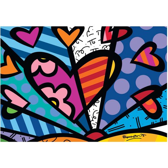 Puzzle 2000 pieces Bluebird - Romero Britto: Sunset