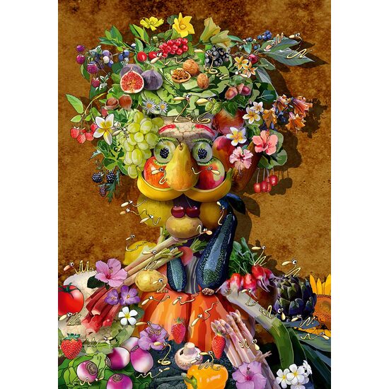  Puzzel 1000 stukjes Bluebird - Francois Ruyer: Arcimboldo par