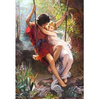 Puzzle 1000 pièces Castorland - Pierre-Auguste Lit bébé : Printemps