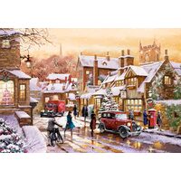 Puzzle 1000 pièces Castorland - Vintage Winterland