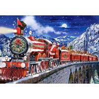 Puzzle 1000 pièces Castorland - Les Pères Noël arrivent bientôt en ville