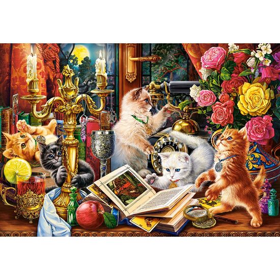 Puzzle 1000 pièces Castorland - Chatons sorciers