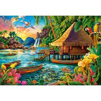 Puzzle 1000 pièces Castorland - Île Tropicale