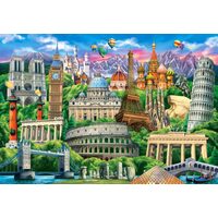 Puzzle 1000 pièces Castorland - Monuments Célèbres