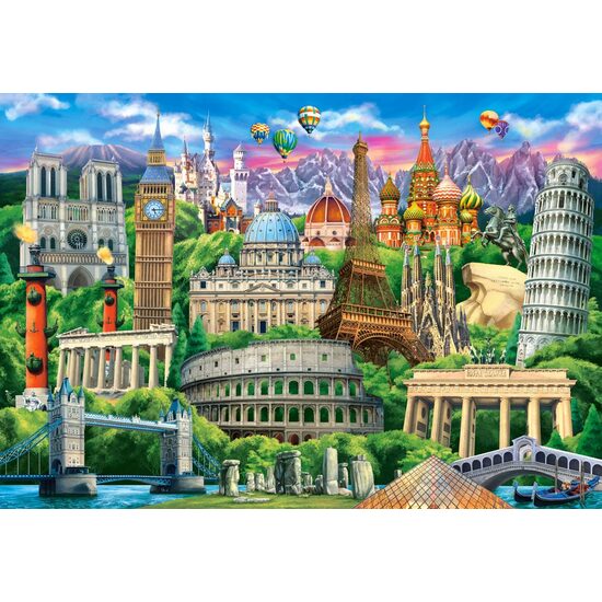 Puzzle 1000 pièces Castorland - Monuments Célèbres