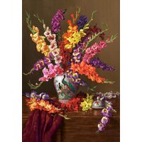 Puzzle 1000 pièces Castorland - Glaïeuls dans un vase chinois