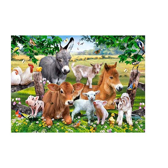 Puzzle 100 pièces Castorland - A la Ferme