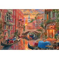 Puzzle 1500 pièces Castorland - Soirée Romantique à Venise