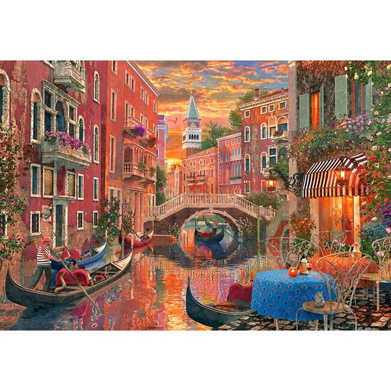Puzzle 1500 pièces Castorland - Soirée Romantique à Venise