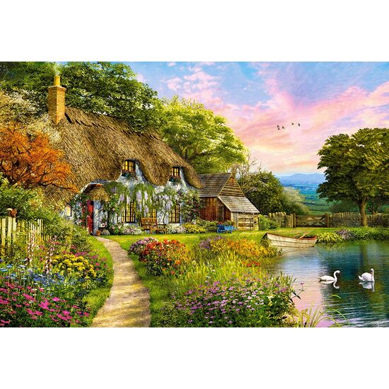 Puzzle 1500 pièces Castorland - Cottage de campagne