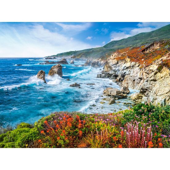 Puzzel 2000 stukjes Castorland - Big Sur Coastline, Californië, VS