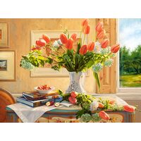 Puzzel 3000 stukjes Castorland - Bloemenimpressies