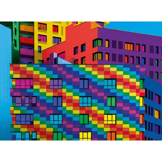 Puzzel 500 stukjes Clementoni - Colorboom - Vierkantjes