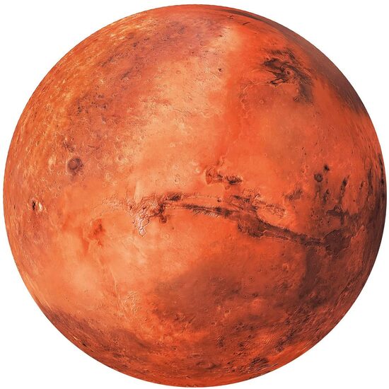 Puzzel 500 stukjes rond Clementoni - Mars