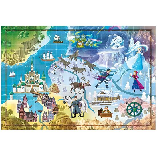 Puzzel 1000 stukjes Clementoni - Disney Frozen