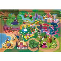 Puzzle 1000 pezzi Clementoni - Story Maps - Alice nel Paese delle Meraviglie